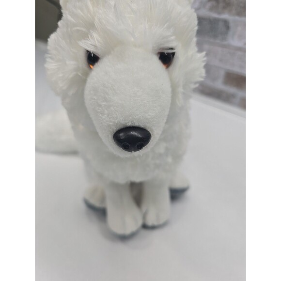 Wild Republic White Arctic Fox Plush Fluffy Tail Stuffed Animal Toy RARE - Picture 8 of 11